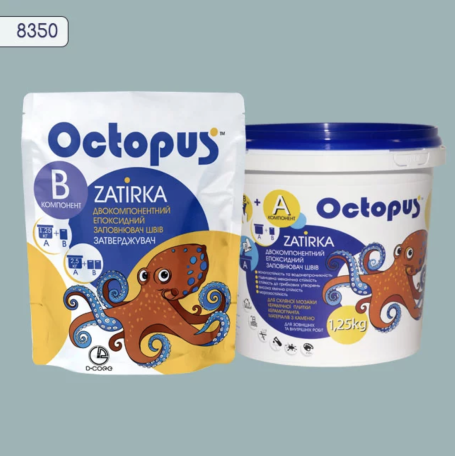 Двокомпонентна епоксидна фуга Octopus Zatirka колір 8350 1,25 кг (8350-1)