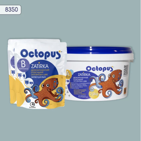 Двокомпонентна епоксидна фуга Octopus Zatirka колір 8350 2,5 кг (8350-2)
