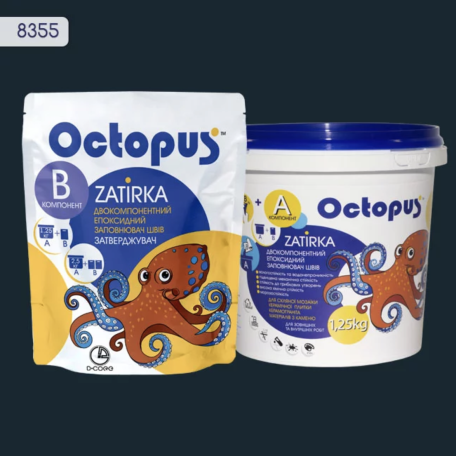 Двокомпонентна епоксидна фуга Octopus Zatirka колір 8355 1,25 кг (8355-1)