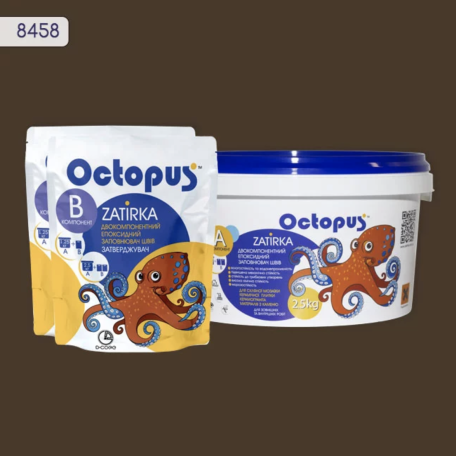 Двокомпонентна епоксидна фуга Octopus Zatirka колір 8458, 2,5 кг (8458-2)