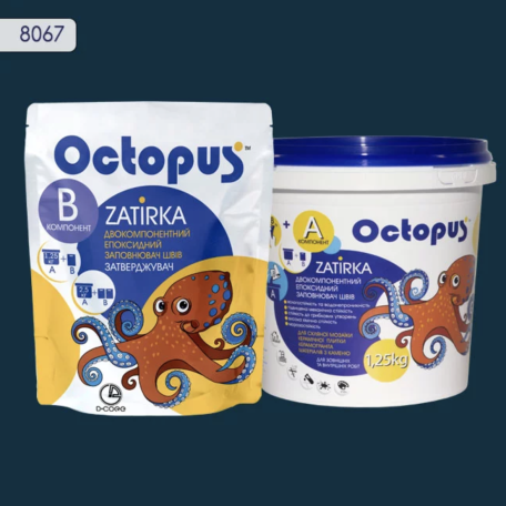 Двокомпонентна епоксидна фуга Octopus Zatirka колір 8067 1,25 кг (8067-1)