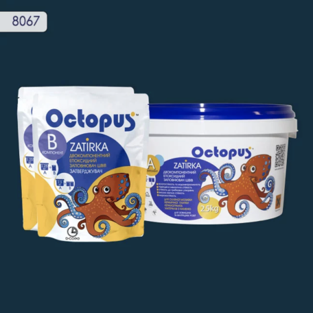 Двокомпонентна епоксидна фуга Octopus Zatirka колір 8067 2,5 кг (8067-2)