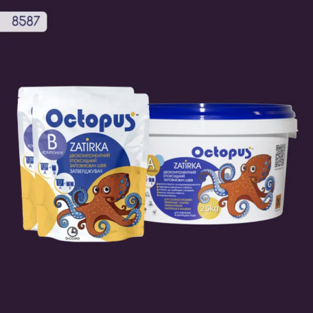Двокомпонентна епоксидна фуга Octopus Zatirka колір 8587 2,5 кг (8587-2)