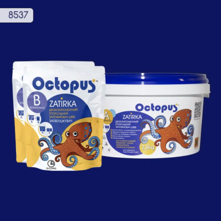 Двокомпонентна епоксидна фуга Octopus Zatirka колір 8537, 2,5 кг (8537-2)