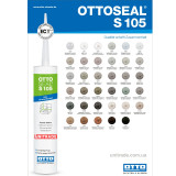 Силіконовий герметик OttoSeal S105 С43 (сірий перламутр 110) (S105C43)