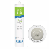 Санітарний силіконовий герметик OTTOSEAL S105 C910 (Silbergrau 17), 310 мл (S105C910)