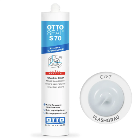 Силиконовый герметик Litokol OttoSeal S70 C787 светло-серый (flashgrau) (S70C787)