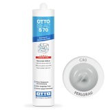 Силіконовий герметик Litokol OttoSeal S70 C80 (perlgrau), 310 мл (S70C80)