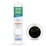 Силіконовий герметик OttoSeal S100 С04 (schwarz), 300 мм (S100C04)