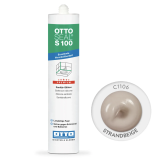 Силіконовий герметик OttoSeal S100 C1106 бежевий (strandbeige) (S100C1106)