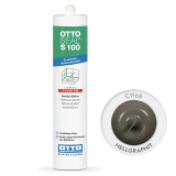 Силіконовий герметик OttoSeal S100 С1168 (hellgraphit), 300 мм (S100C1168)