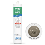 Силіконовий герметик OttoSeal S100 С18 (Sanitärgrau), 300 мм (S100C18)