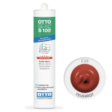 Силіконовий герметик OttoSeal S100 C35 (Feuerrot), 300 мм (S100C35)