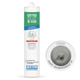 Силиконовый герметик OttoSeal S100 C8682 (Matt Zementgrau), 300 мм (S100C8682)