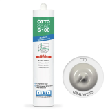 Герметик силіконовий OttoSeal S100 C70 (Grauwess), 300 мм (S100C70)