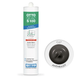 Силиконовый герметик OttoSeal S100 C67 (Anthrazit), 300 мм (S100C67)