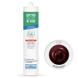 Силиконовый герметик OttoSeal S100 C59 (Rubinrot), 300 мм (S100C59)