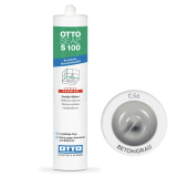 Силіконовий герметик OttoSeal S100 C56 сірий (betongrau) (S100C56)
