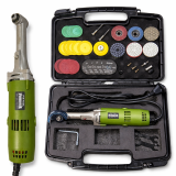 Угловая шлифмашина (мини КШМ) FIXTOOL Pomogator JECK Green в кейсе (полная комплектация) (FIX120WGRJ)
