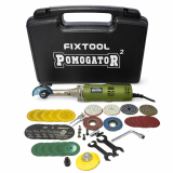 Угловая шлифмашина (мини КШМ) FIXTOOL Pomogator JECK Green в кейсе (полная комплектация) (FIX120WGRJ)