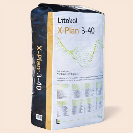 Самовыравнивающаяся смесь, Litokol X-Plan®, 3-40, от 3 до 40 мм (XPLN3400020)