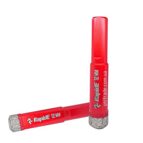Алмазная коронка RapidE Red Point EVO 12 мм, под дрель (НФ-00001845)