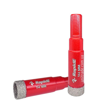 Алмазная коронка RapidE Red Point EVO 14 мм, под дрель (НФ-00001846)