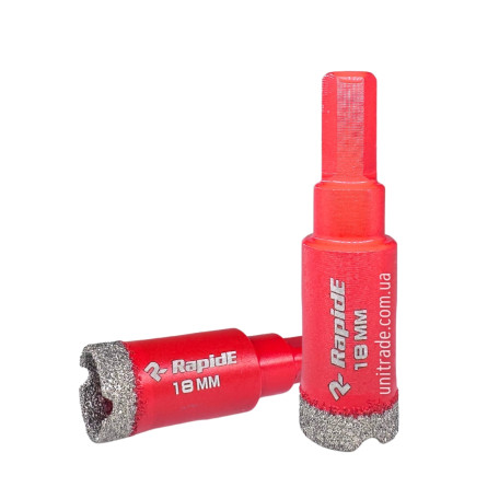 Алмазная коронка RapidE Red Point EVO 18 мм, под дрель (НФ-00001848)