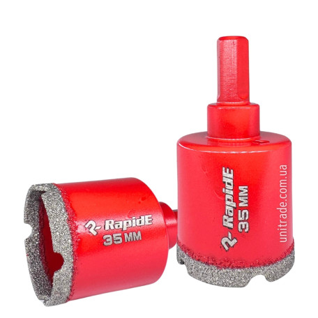Алмазная коронка RapidE Red Point EVO 35 мм, под дрель (НФ-00001854)