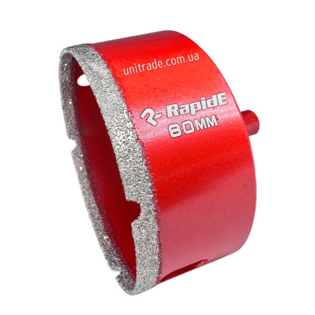 Алмазная коронка RapidE Red Point EVO 80 мм, под дрель (НФ-00001863)