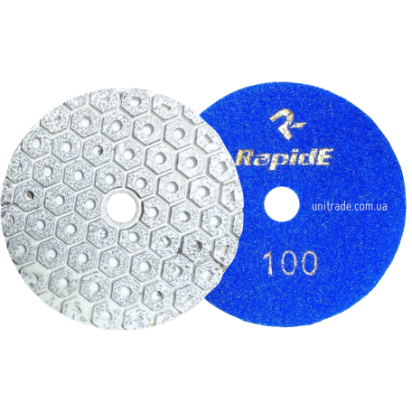 Алмазный шлифовальный диск RapidE (черепашка) металлизированный 100 мм, №100 (НФ-00002273)
