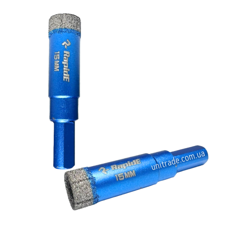 Алмазна коронка RapidE Evolution 15 мм, під дриль (НФ-00001667)