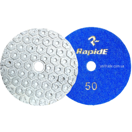 Алмазный шлифовальный диск RapidE (черепашка) металлизированный 100 мм, №50 (НФ-00002271)