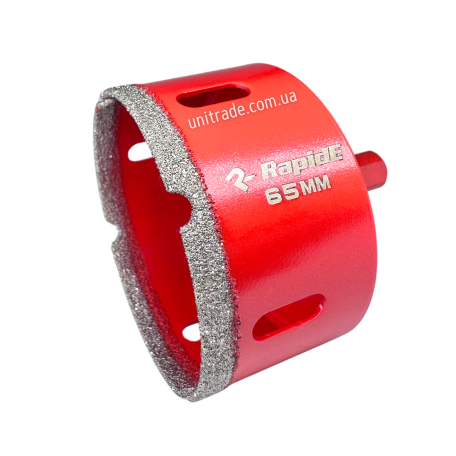 Алмазная коронка RapidE Red Point EVO 65 мм, под дрель (НФ-00001860)