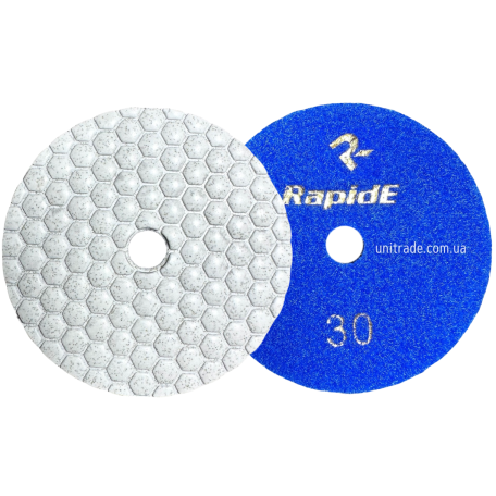 Алмазный шлифовальный диск RapidE (черепашка) DRY USE/Сухое шлифование 100 мм, №30 (НФ-00002259) 