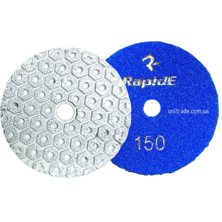 Алмазный шлифовальный диск RapidE (черепашка) металлизированный 100 мм, №150 (НФ-00002274)