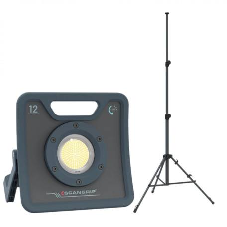 Прожектор переносной SCANGRIP 12 000 lumen NOVA 12 + SCANGRIP TRIPOD 3M for Life (с Bluetooth управлением) (49.0596)