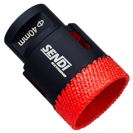 Алмазная коронка SENDI EXTREME 40 мм для керамики, керамогранита и камня М14 (01961204341)