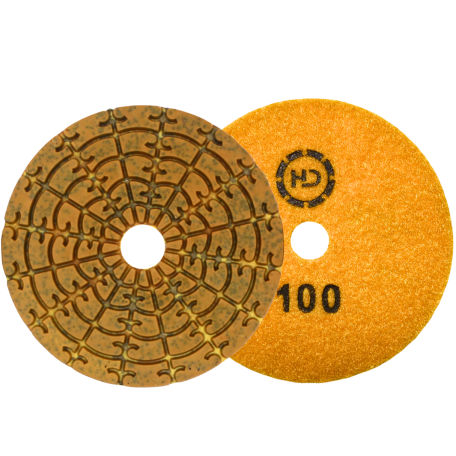Алмазный гибкий шлифовальный круг 100 мм, №100 (HD100)