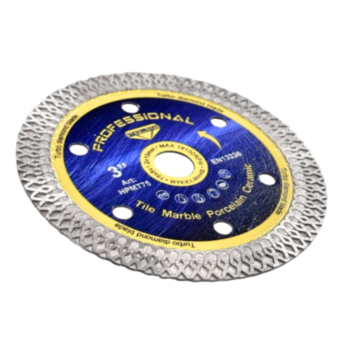 Алмазний диск STEELRING PROFESSIONAL 75х1.2 мм (HPMT75)