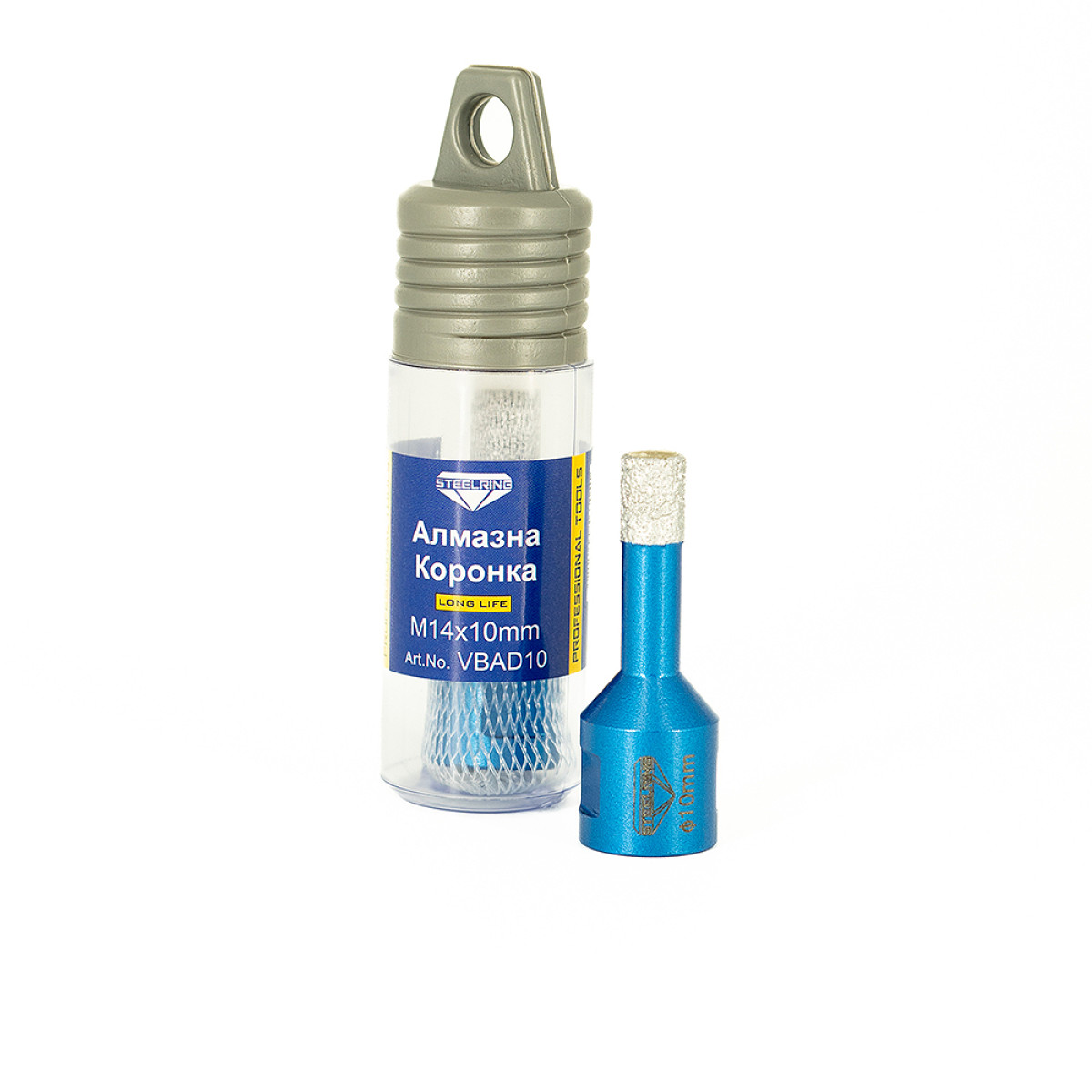 Алмазна коронка STEELRING 10 мм M14 (VBAD10)