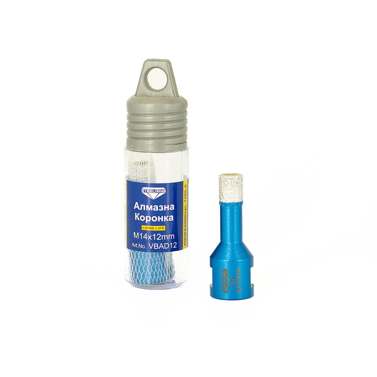Алмазна коронка STEELRING 12 мм M14 (VBAD12)