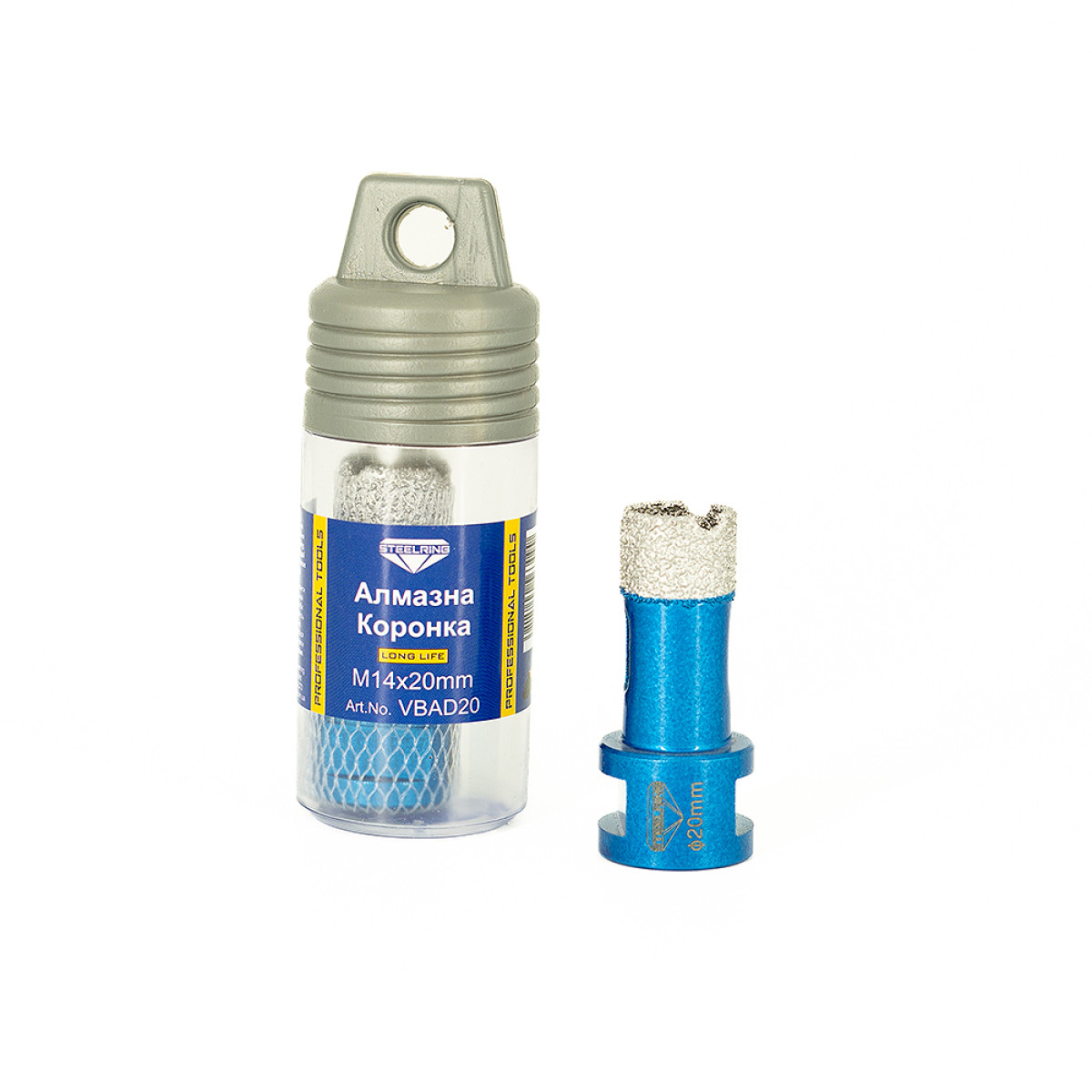 Алмазна коронка STEELRING 20 мм M14 (VBAD20)