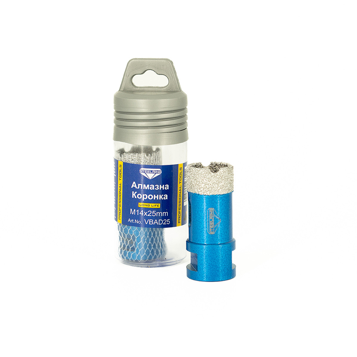 Алмазна коронка STEELRING 25 мм M14 (VBAD25)