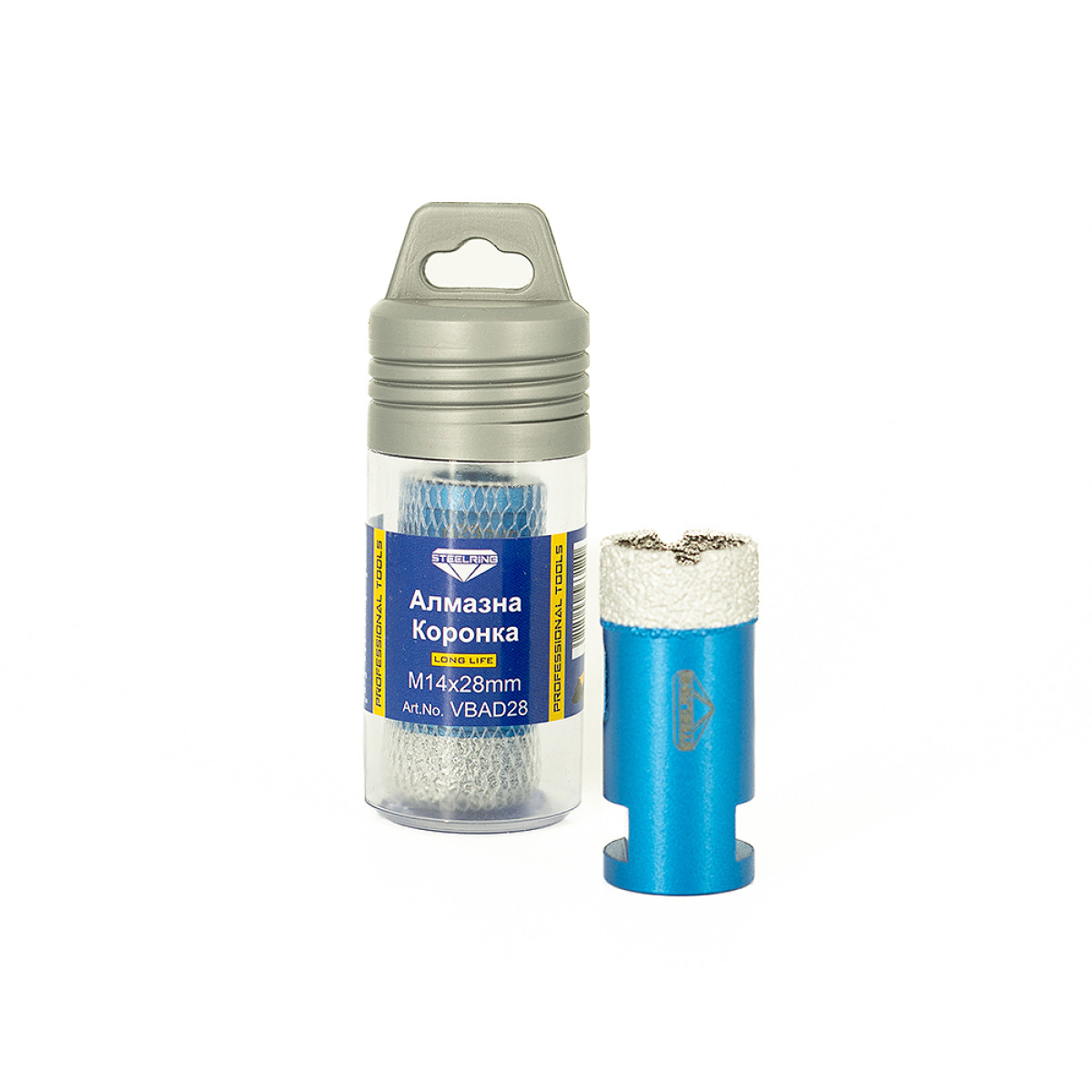 Алмазна коронка STEELRING 28 мм M14 (VBAD28)