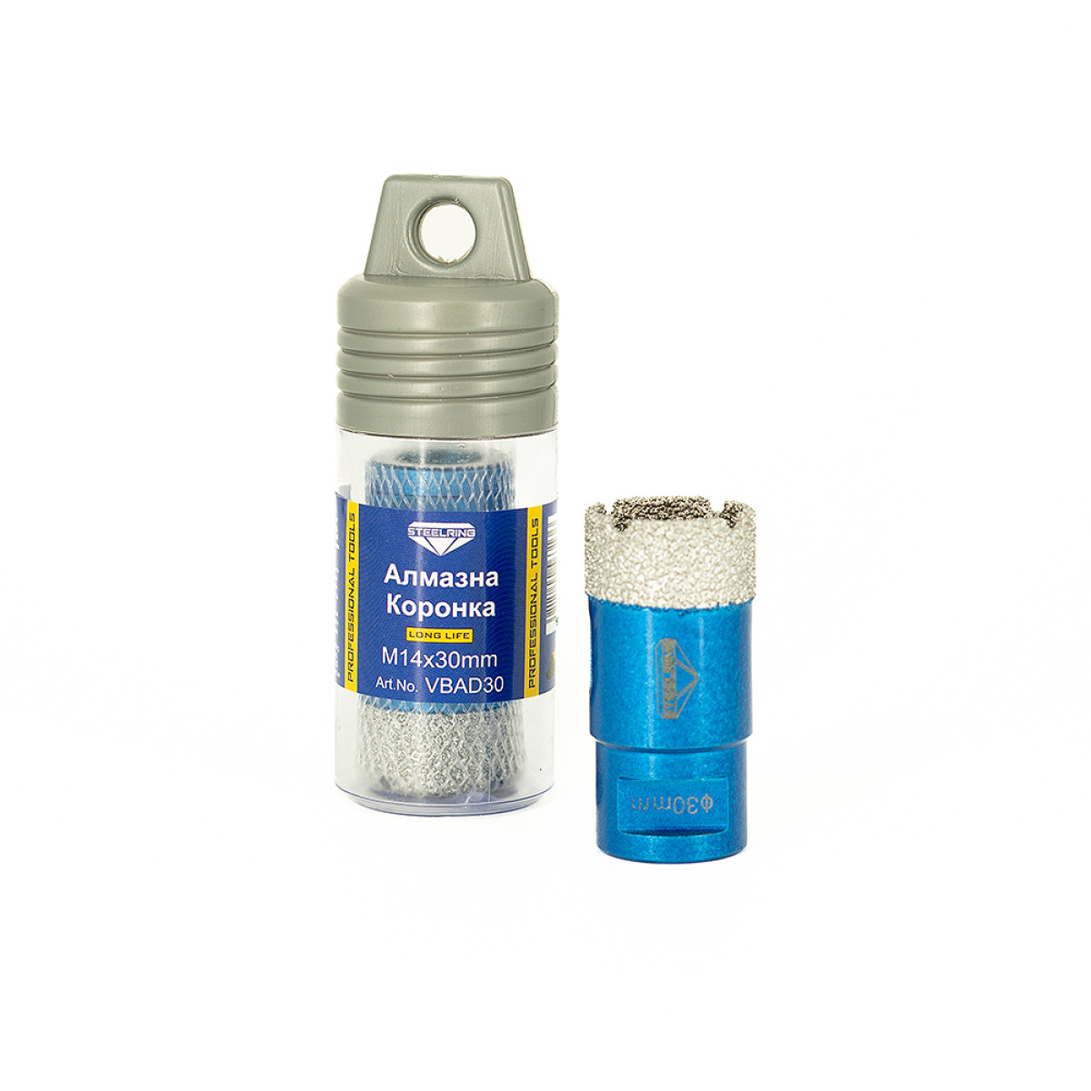 Алмазна коронка STEELRING 30 мм M14 (VBAD30)