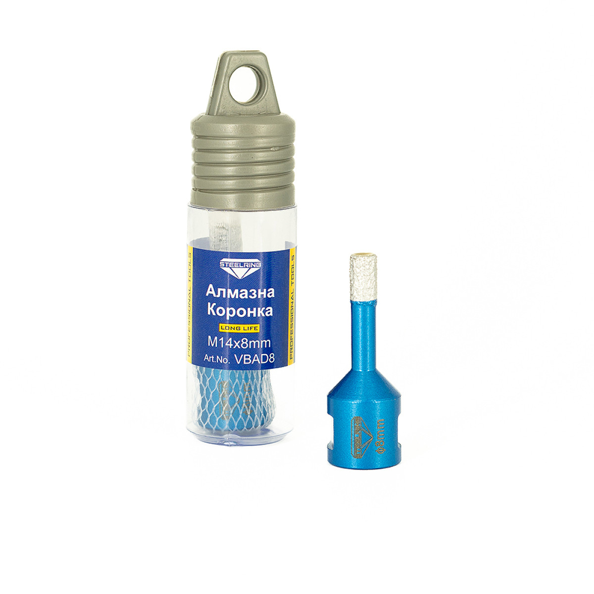 Алмазна коронка STEELRING 8 мм M14 (VBAD8)