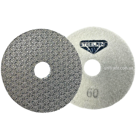 Гальванический алмазный шлифовальный круг 100 мм, №60 STEELRING (DHEB60)