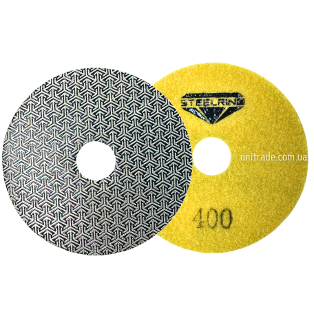 Гальванический алмазный шлифовальный круг 100 мм, №400 STEELRING (DHEB400)