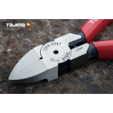 Кусачки бокорезы 160 мм TAJIMA Premium CrV для пластика плоские губки (1204-2047)